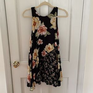 Forever 21 Black Floral Dress